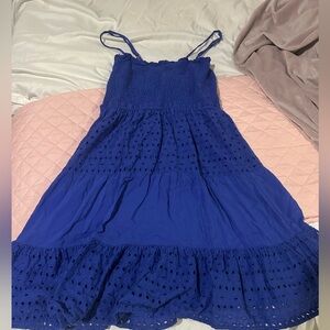 Blue sun dress